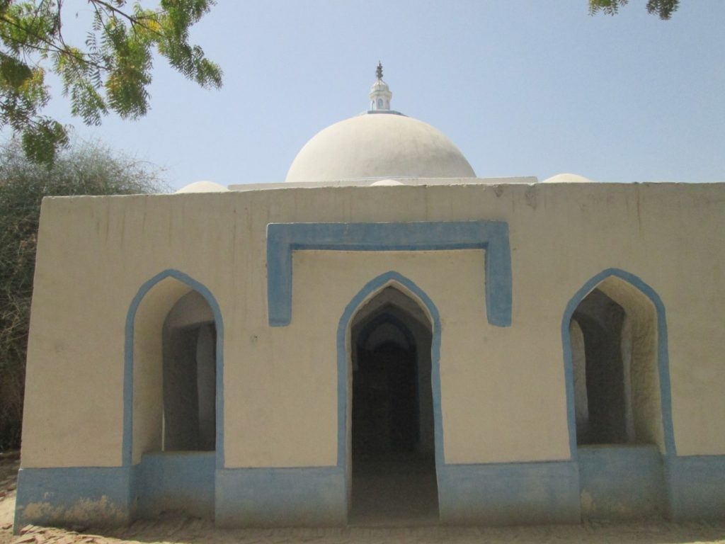 Front view of tomb at Mausoleum where females are buried