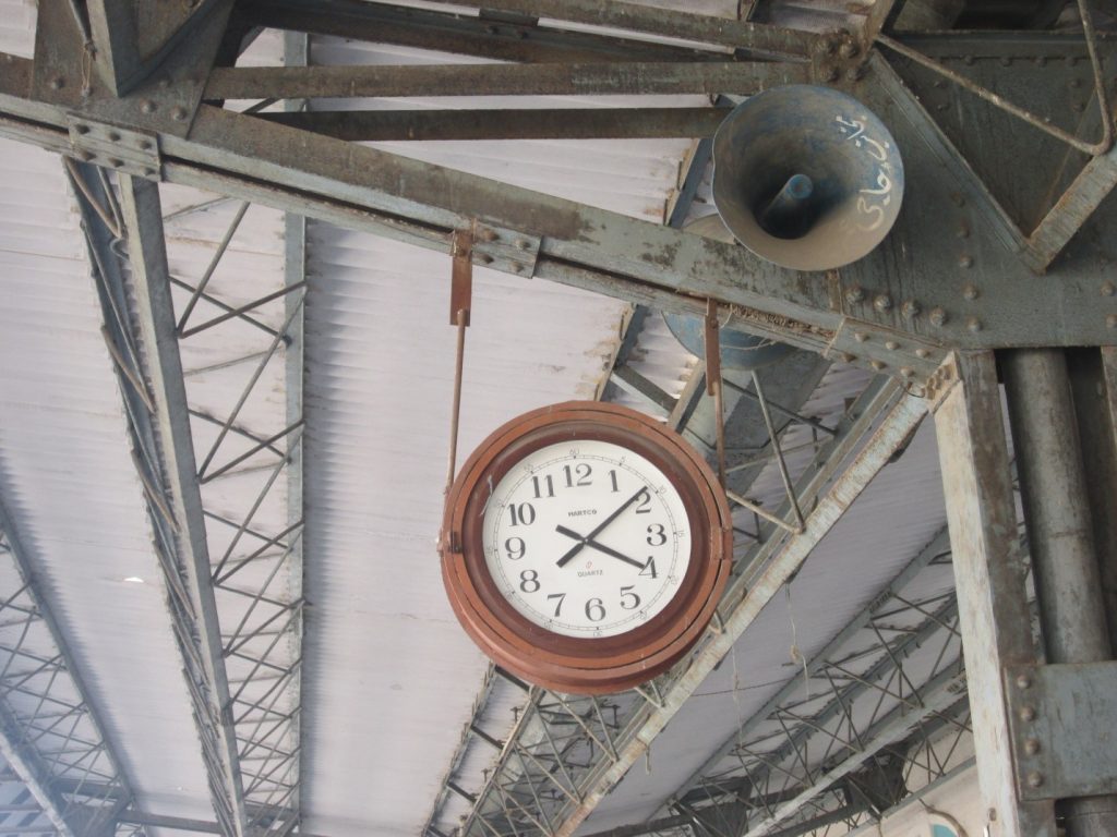 Hanging Clock at Mehrabpur junction since its construction during British period