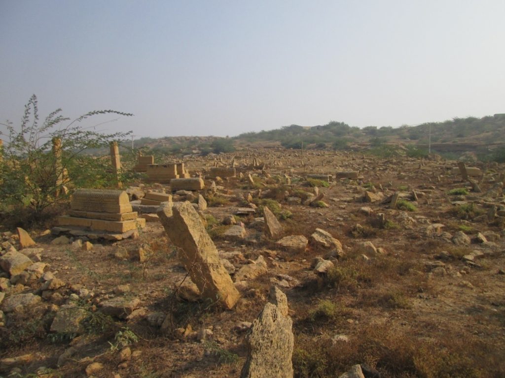 General View of graveyard