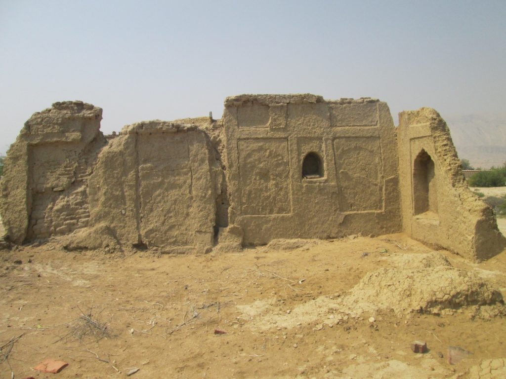 View of mud structure